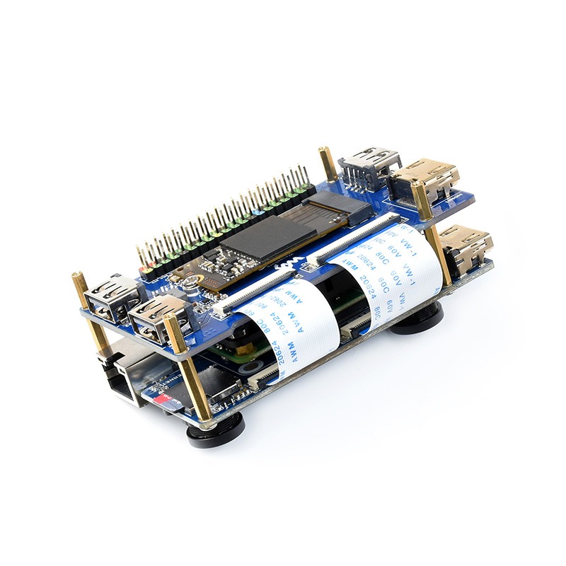 บอร์ดขยายการมองเห็นแบบสองตาสำห - Raspberry Pi Compute Module 4 Dual Camera Board บทวิจารณ์และราคา