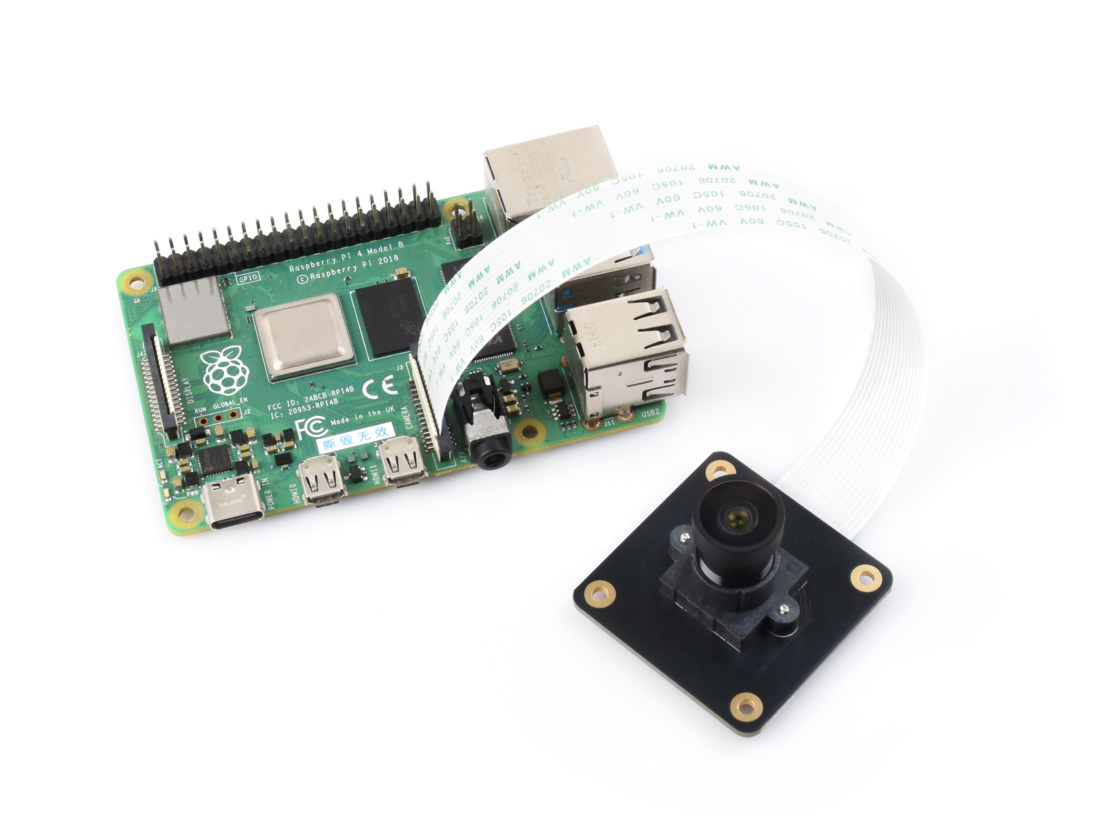 กล้อง IMX296 1.6MP M12 แบบโมโน - Raspberry Pi Global Shutter Camera Imx296 บทวิจารณ์และราคา